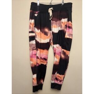 Alpine design women's‎ jogger Pants, XL, black/multi NWOT